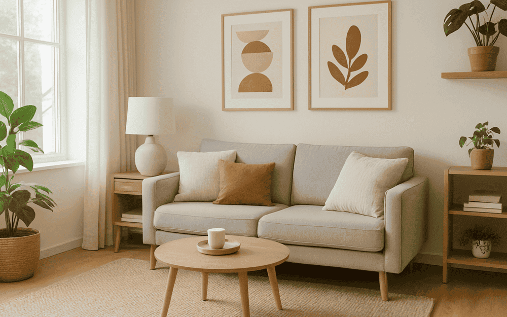 Como decorar ambientes pequenos sem perder conforto Sala compacta (2)